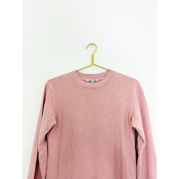 Cotton Citizen Tokyo Long Sleeve Mini Dress Size Small Pink Lightweight Preppy - Picture 4 of 12